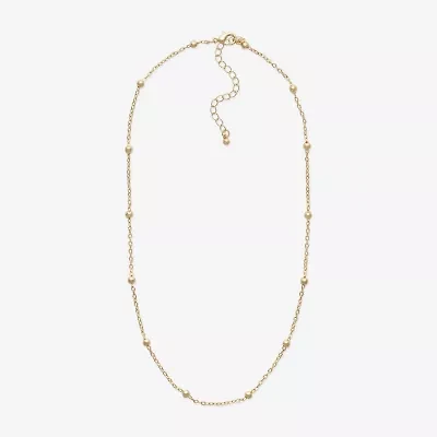 Mixit Freeform Womens 18 Inch Bead Chain Necklace