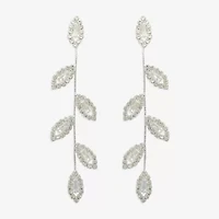 Mixit Womens Glass Drop Earrings