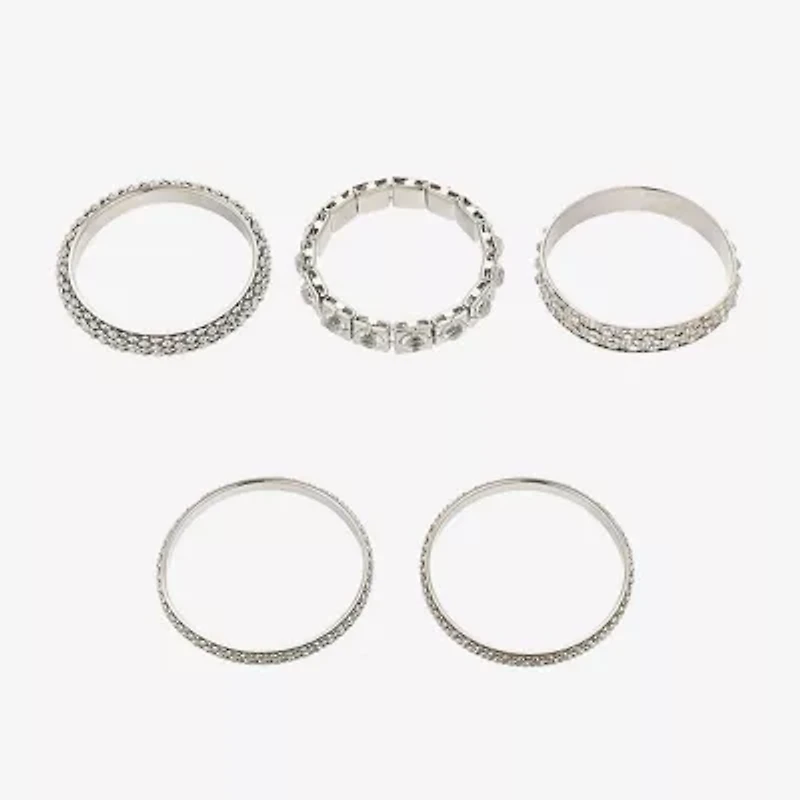 Bold Elements Womens 5-pc. Bracelet Set
