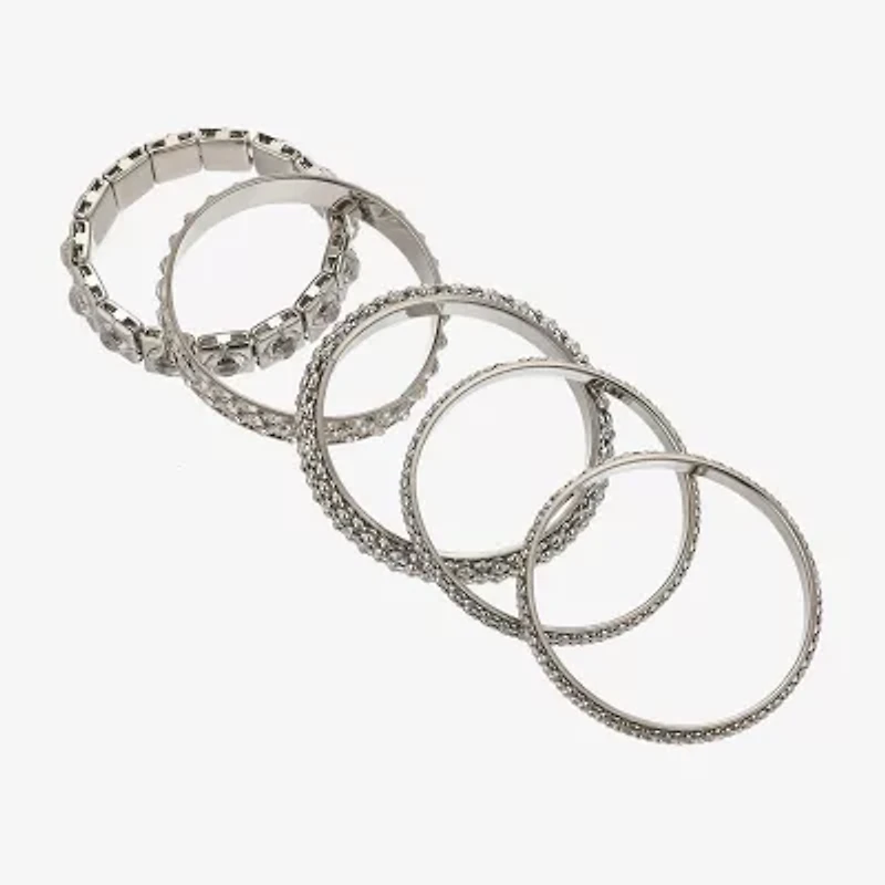 Bold Elements Womens 5-pc. Bracelet Set