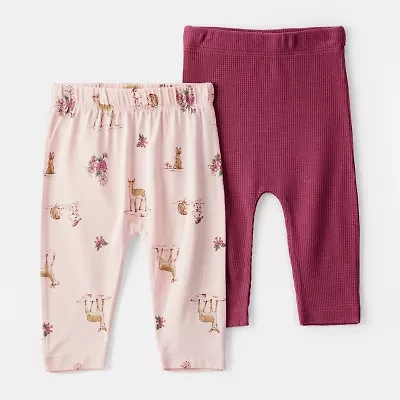 Carter's Baby Girls Ankle Regular Fit Pull-On Pant