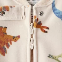 Carter's Baby Boys Footed Round Neck Long Sleeve One Piece Pajama