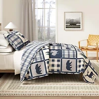 Linery Nature Mosaic Reversible Quilt Set