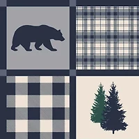 Linery Nature Mosaic Reversible Quilt Set