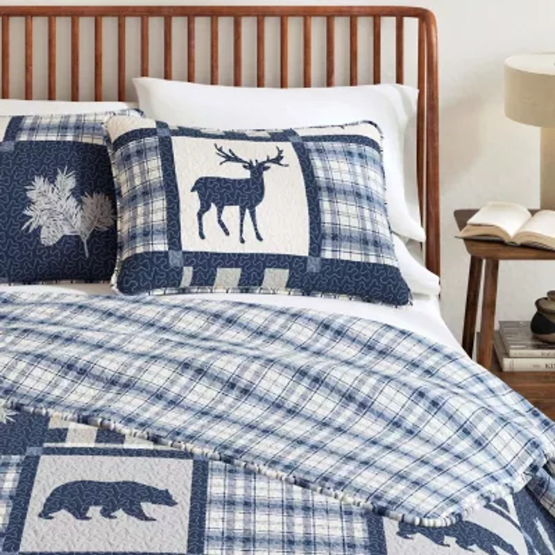Linery Nature Mosaic Reversible Quilt Set