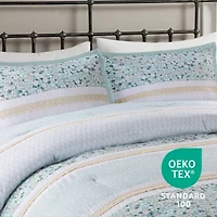 Madison Park Evian Seersucker 5-pc. Midweight Comforter Set