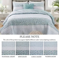 Madison Park Evian Seersucker 4-pc. Hypoallergenic Quilt Set