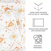 Casual Comfort Boho Pattern Deep Pocket Sheet Set