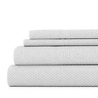 Casual Comfort Heart Pattern Deep Pocket Sheet Set