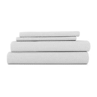 Casual Comfort Heart Pattern Deep Pocket Sheet Set