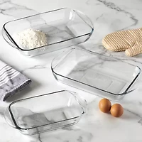 Anchor Hocking 3-pc.Glass Bakeware Set