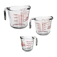 Anchor Hocking 3-pc. Glass Measuring Cup Set