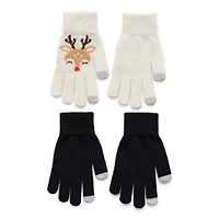 Mixit Red Bow 2-Pack 2 Pack Gloves