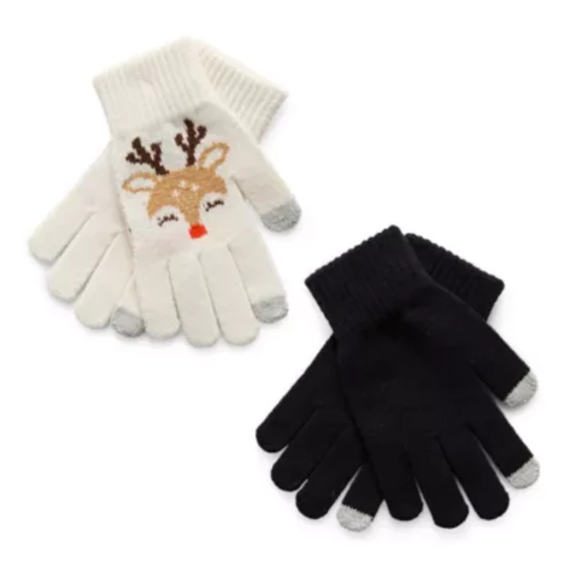Mixit Red Bow 2-Pack 2 Pack Gloves