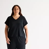 Ambrielle Womens Plus Pajama Pants