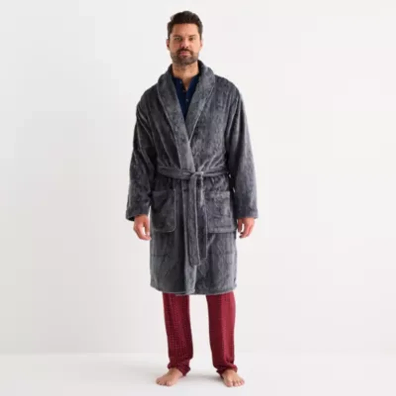 Stafford Mens Long Sleeve Length Robe