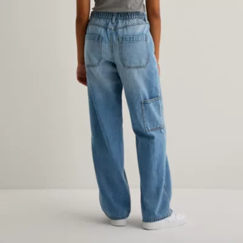 Arizona Womens Juniors Highest Rise Straight Leg Jean