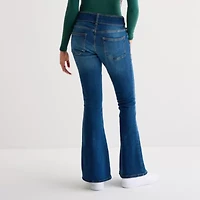 Arizona - Juniors Womens Low Rise Flare Leg Jean