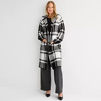 Liz Claiborne Coatigan Womens Midweight Topcoat Coat
