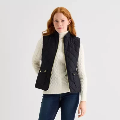 St. John's Bay Womens Midweight Quilted Vest