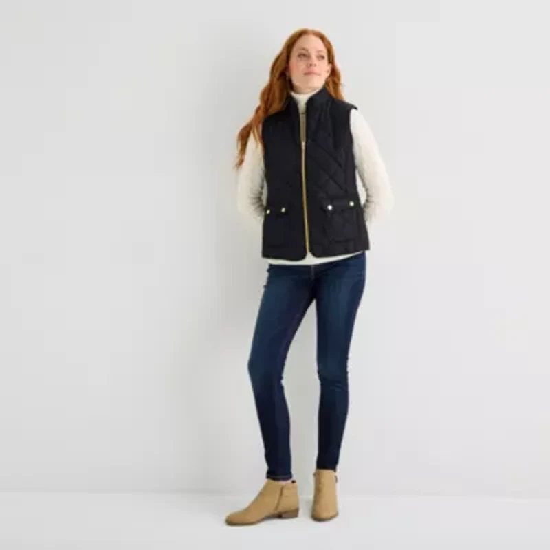 St. John's Bay Womens Midweight Quilted Vest