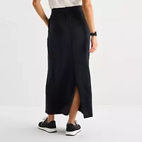 Stylus Womens Mid Rise Maxi Skirt