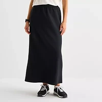 Stylus Womens Mid Rise Maxi Skirt