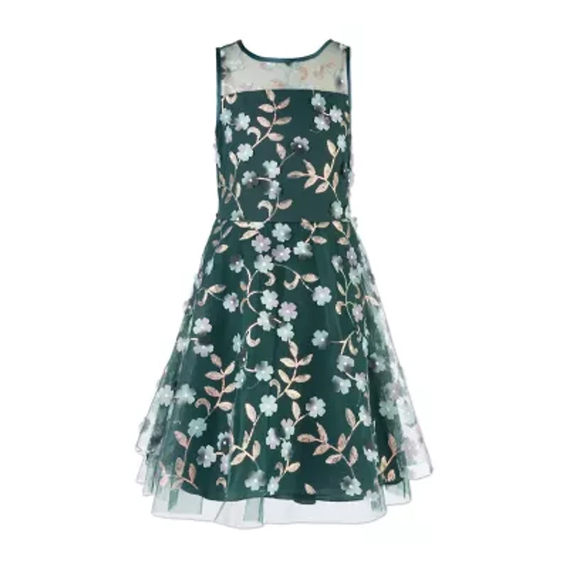 Speechless Big Kid Girls Sleeveless Fit + Flare Dress