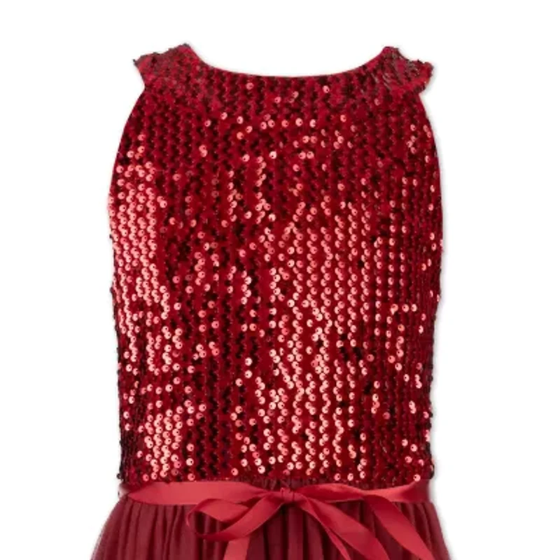 Speechless Big Kid Girls Sleeveless Fit + Flare Dress