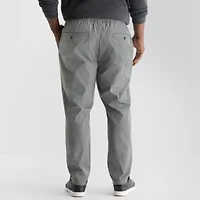 Shaquille O'Neal XLG Mens Tapered Slim Fit Big and Tall Flat Front Pant