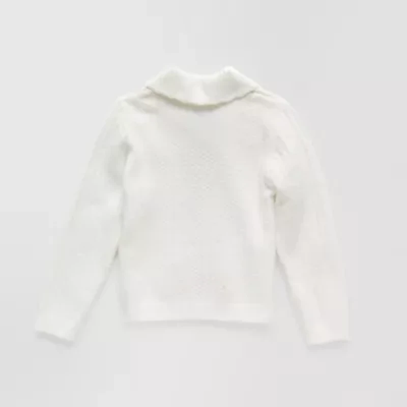 Okie Dokie Toddler & Little Girls Long Sleeve Pullover Sweater