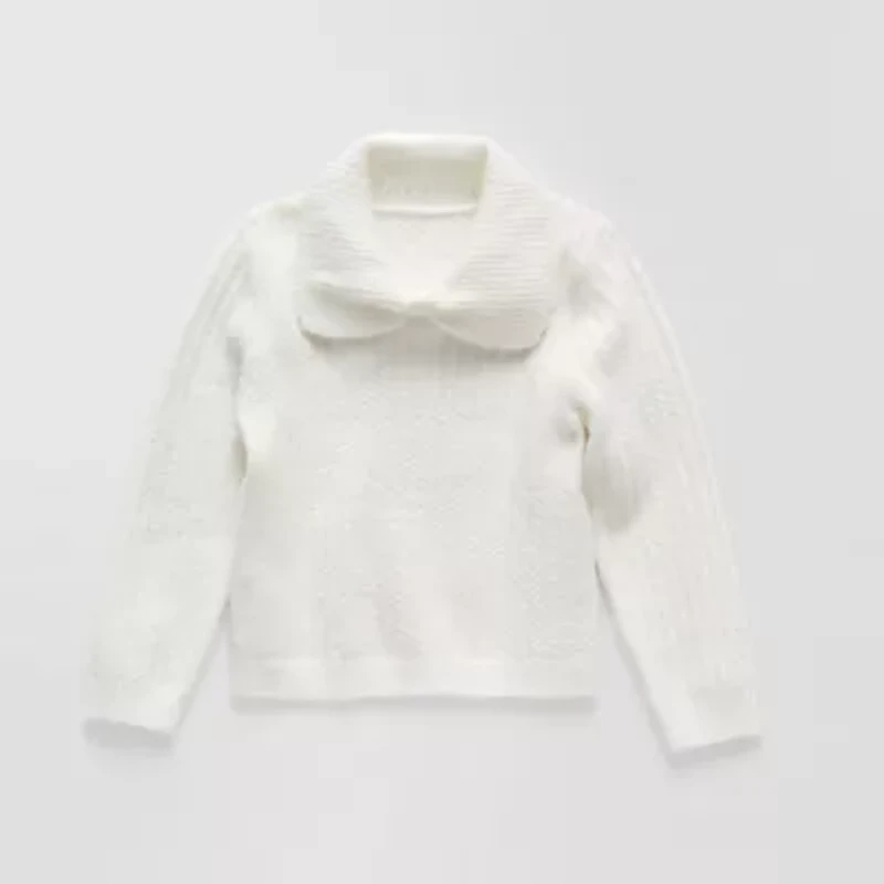 Okie Dokie Toddler & Little Girls Long Sleeve Pullover Sweater