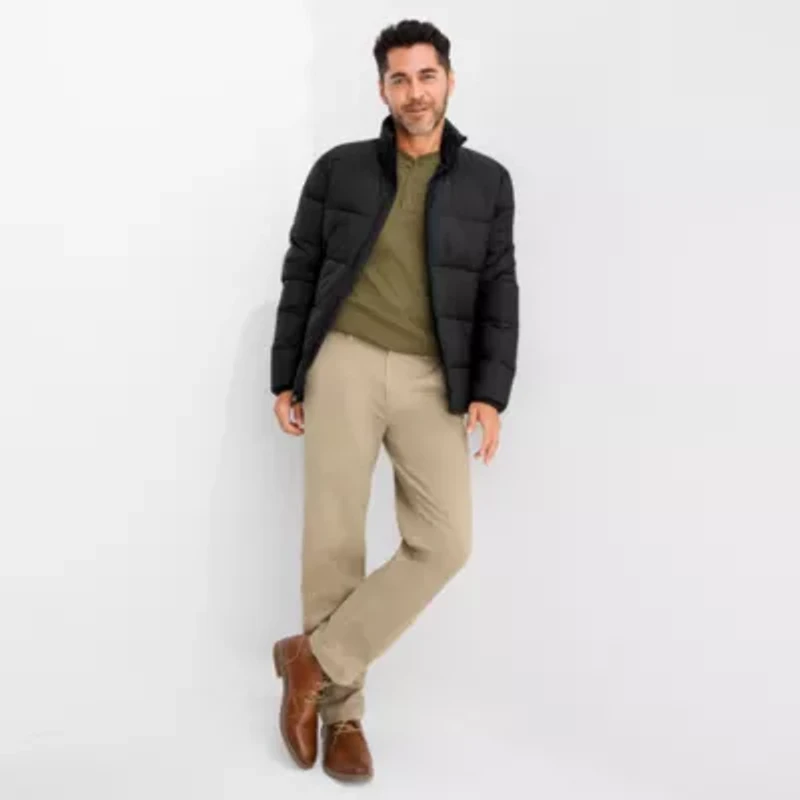 St. John's Bay Mens Water Resistant Midweight Puffer Jacket