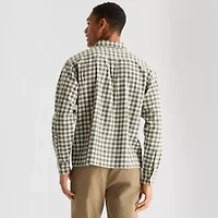 Arizona Mens Long Sleeve Classic Fit Flannel Shirt