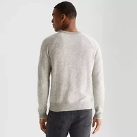 mutual weave Mens Crew Neck Long Sleeve Pullover Sweater