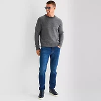mutual weave Mens Crew Neck Long Sleeve Pullover Sweater