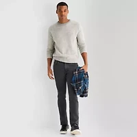 mutual weave Mens Crew Neck Long Sleeve Pullover Sweater