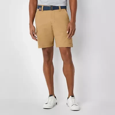 U.S. Polo Assn. Belted Mens 9 1/2" Stretch Fabric Cargo Short