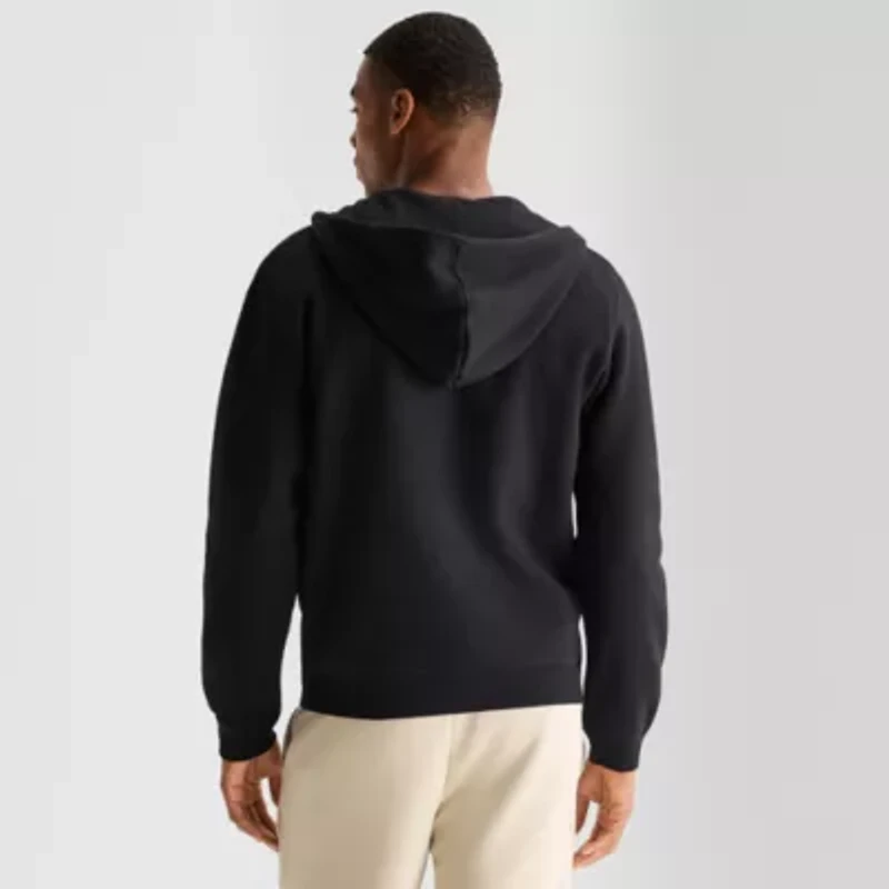 Xersion Cotton Fleece Mens Long Sleeve Zipper Active Hoodie
