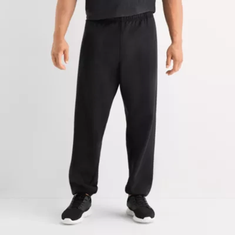 Xersion Quick Dry Cotton Fleece Mens Drawstring Waist Regular Fit Big and Tall Sweatpant