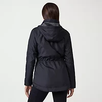 Free Country Womens Hooded Wind Resistant Water Lightweight Windbreaker