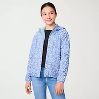 Free Country Little & Big Kid Girls Water Resistant Lightweight Windbreaker
