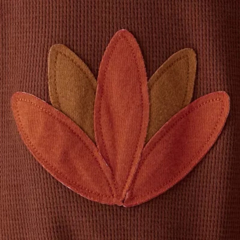 Carter's Thanksgiving Baby Unisex Hooded Long Sleeve Jumpsuit