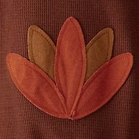 Carter's Thanksgiving Baby Unisex Hooded Long Sleeve Jumpsuit