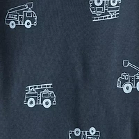 Carter's Baby Boys Round Neck Long Sleeve Rib 4-pc. Bodysuit