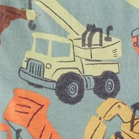 Carter's Baby Boys Rib Round Neck Long Sleeve 4-pc. Pajama Sets