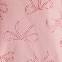 Carter's Baby Girls Rib Round Neck Long Sleeve 4-pc. Pajama Sets