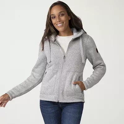Free Country Womens Fleece Hooded Lightweight Jacket
