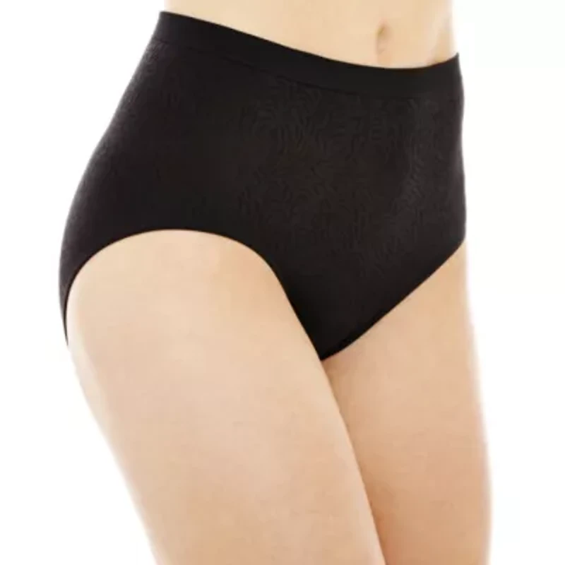 Bali Comfort Revolution® Womens Average + Full Figure Seamless Cooling Brief Panty 803j