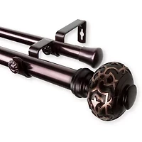 Rod Desyne Maple Double Curtain
